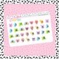 Lucky Marshmallows Date Dot Stickers -DD124