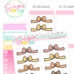 Fall Bow Divider Doodle Stickers - D327