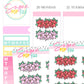 Poinsettia Divider Doodle Stickers - D350