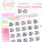 Winter Bow Cup Doodle Stickers - D354