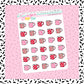 Cherry Love Cup Doodle Stickers - D379