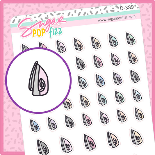 Iron Doodle Stickers - D389
