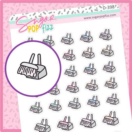 Sweep Doodle Stickers - D398