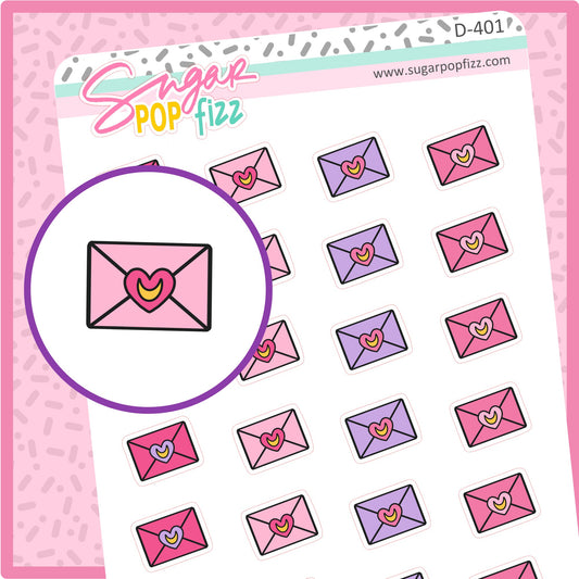 Moonie Mail Doodle Stickers - D401