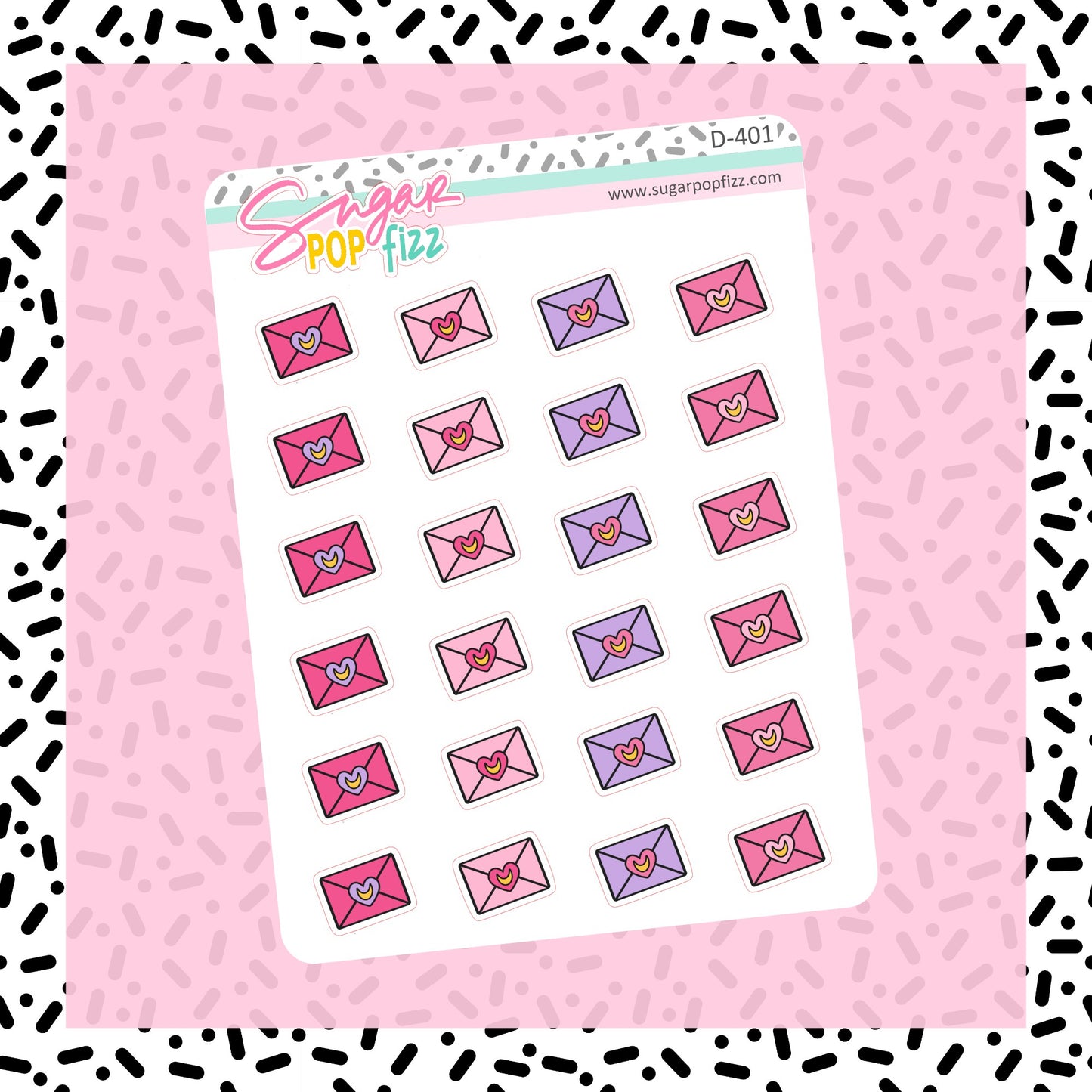 Moonie Mail Doodle Stickers - D401