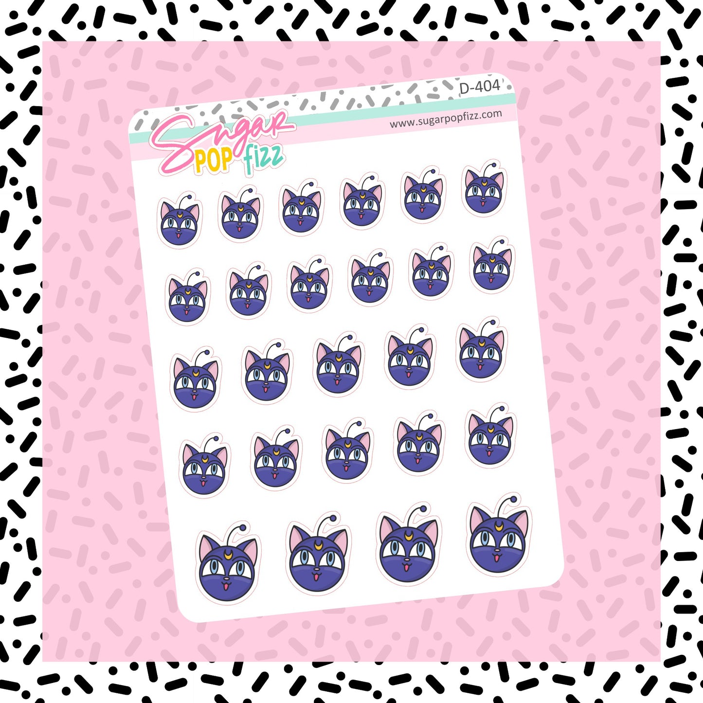 Luna Ball Doodle Stickers - D404