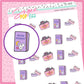 Moonie Planner Accessories Doodle Stickers - D409