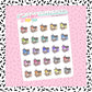 Chicken Nugget Meal Doodle Stickers - D442