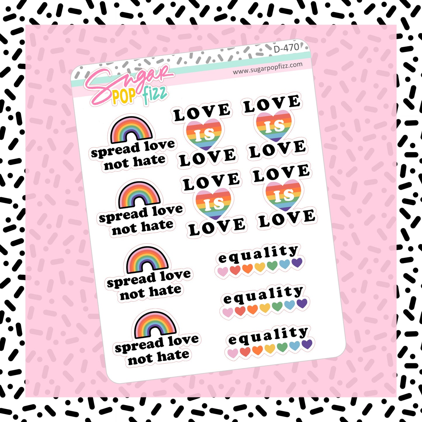 Pride Quotes Stickers - D470