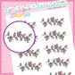 Fall Foliage Divider Doodle Stickers - D485