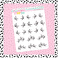 Paper Crane Doodle Stickers - D518