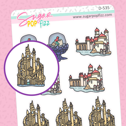 Under the Sea Doodle Stickers - D535
