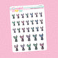 Mermaid Tails Doodle Stickers - D547