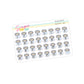 Hot Coco Date Dot Stickers -DD102