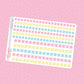 Checkboxes - Pastel - 23 color options