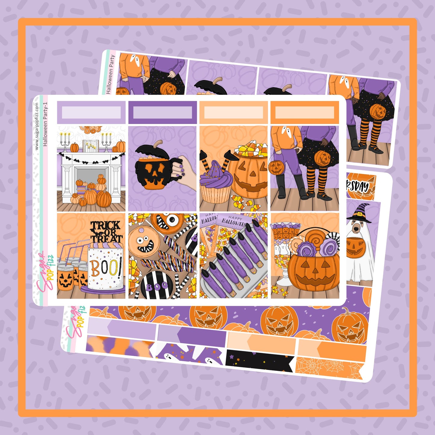 Halloween Party Standard Vertical Weekly Kit