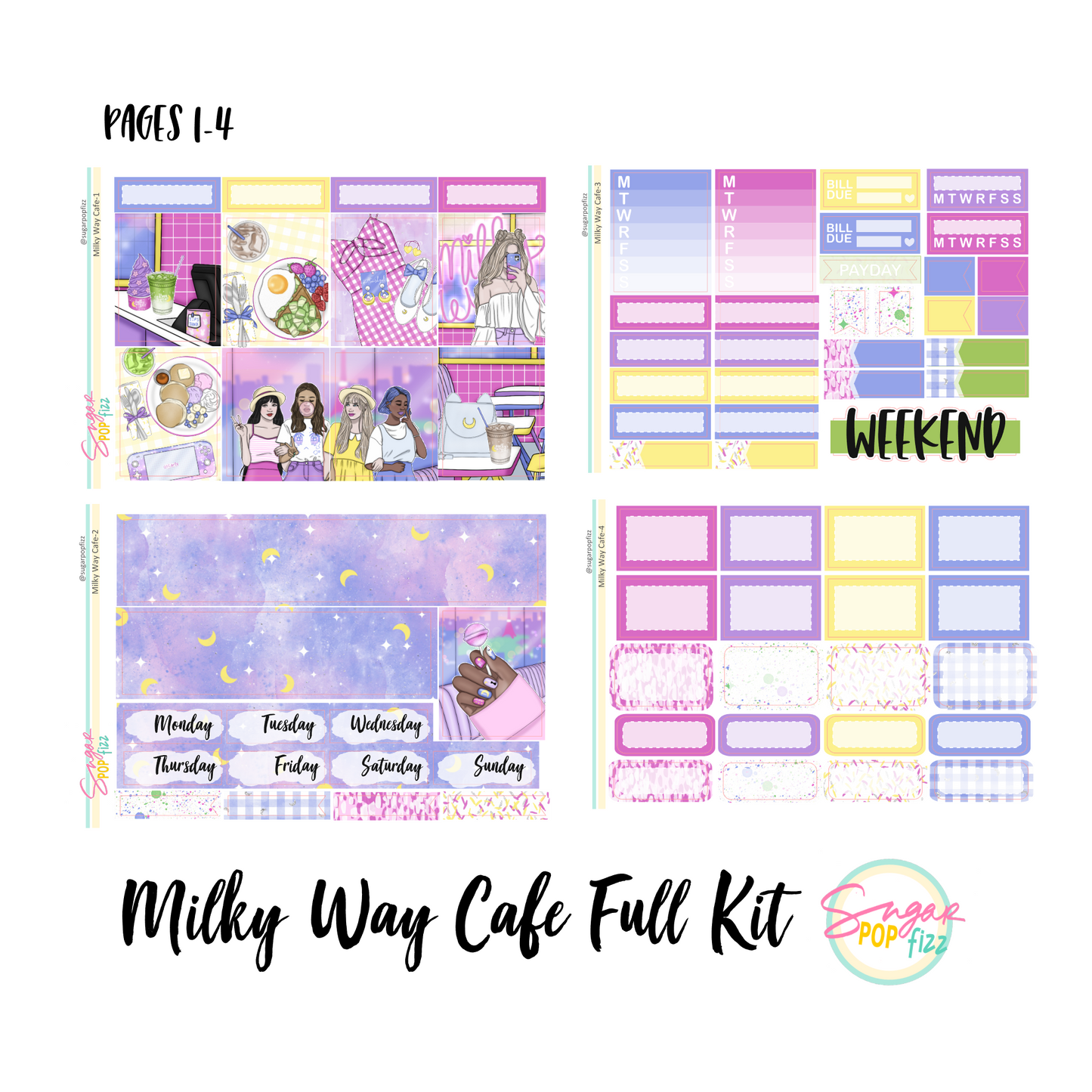 Milky Way Cafe Standard Vertical Weekly Kit