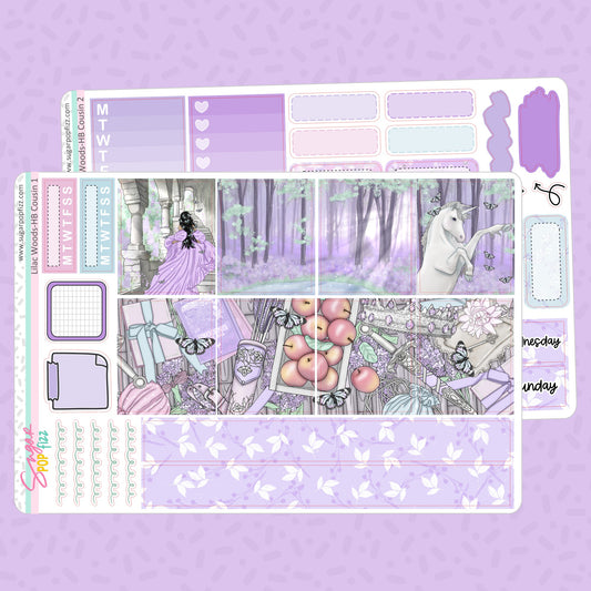 Lilac Woods Hobonichi Cousin Weekly Kit