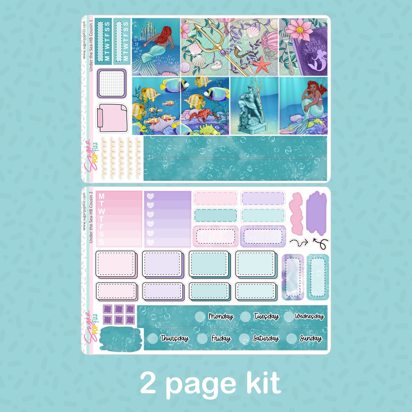 Under the Sea Hobonichi Cousin Weekly Kit