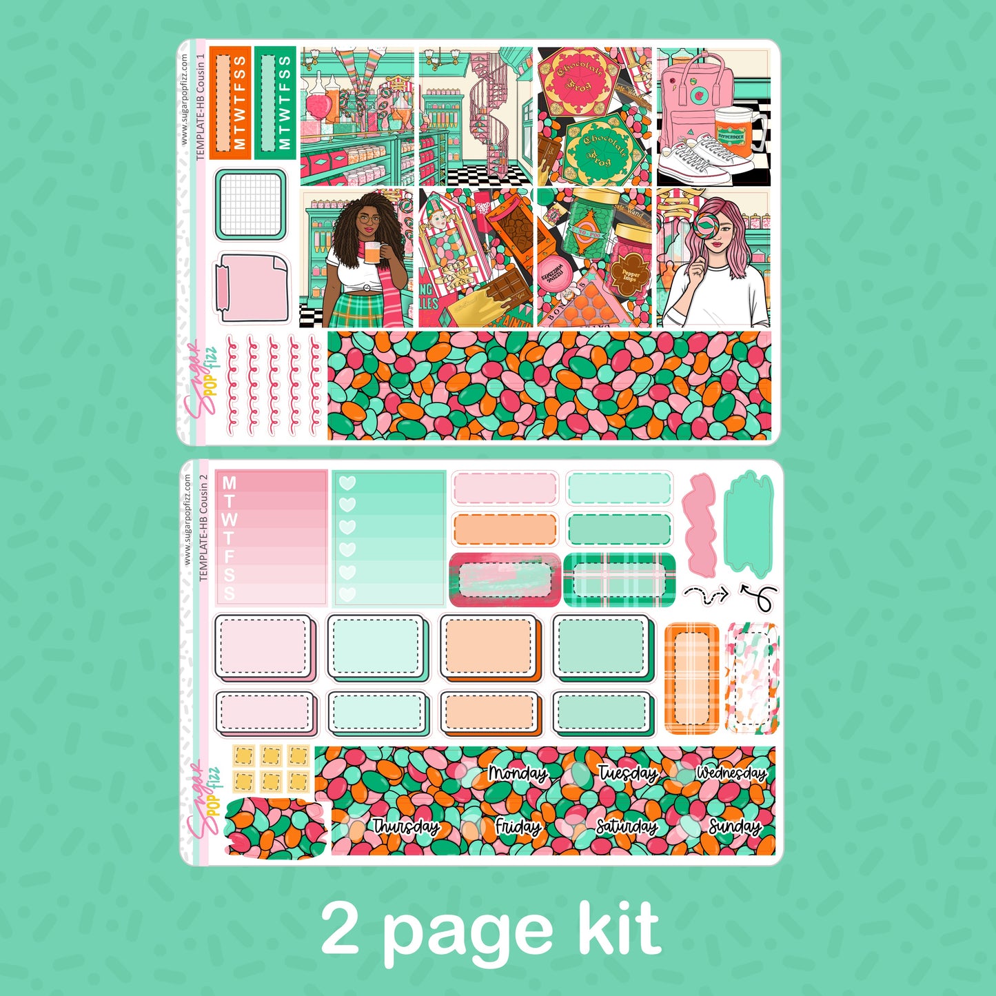 Candy & Magic Hobonichi Cousin Weekly Kit - updated 2023