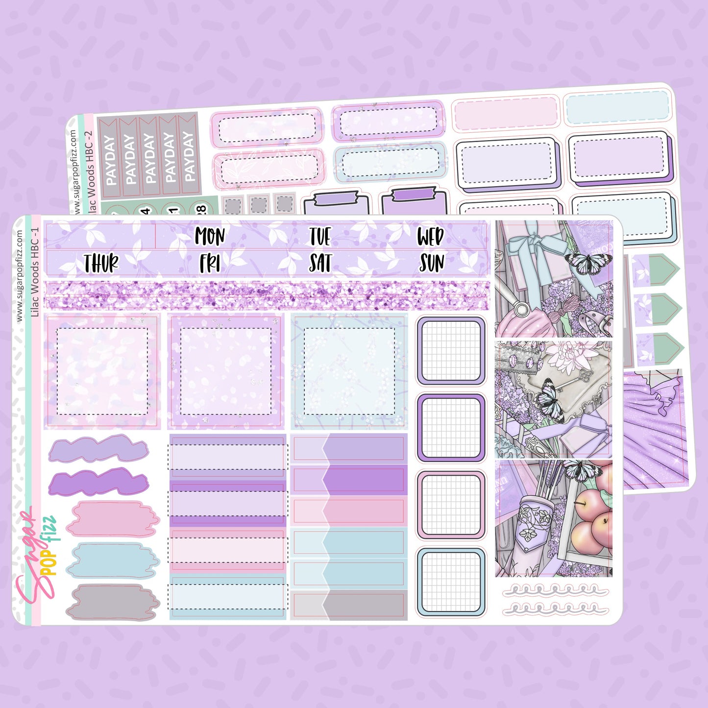 Lilac Woods Hobonichi Cousin Monthly - updated 2023