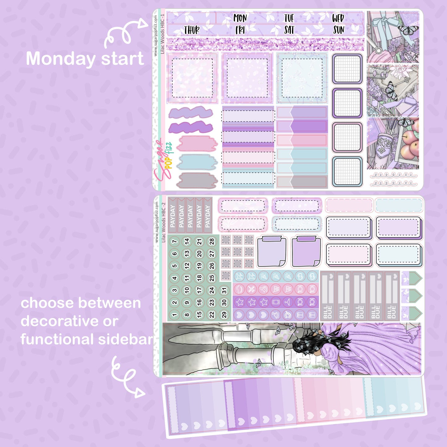 Lilac Woods Hobonichi Cousin Monthly - updated 2023