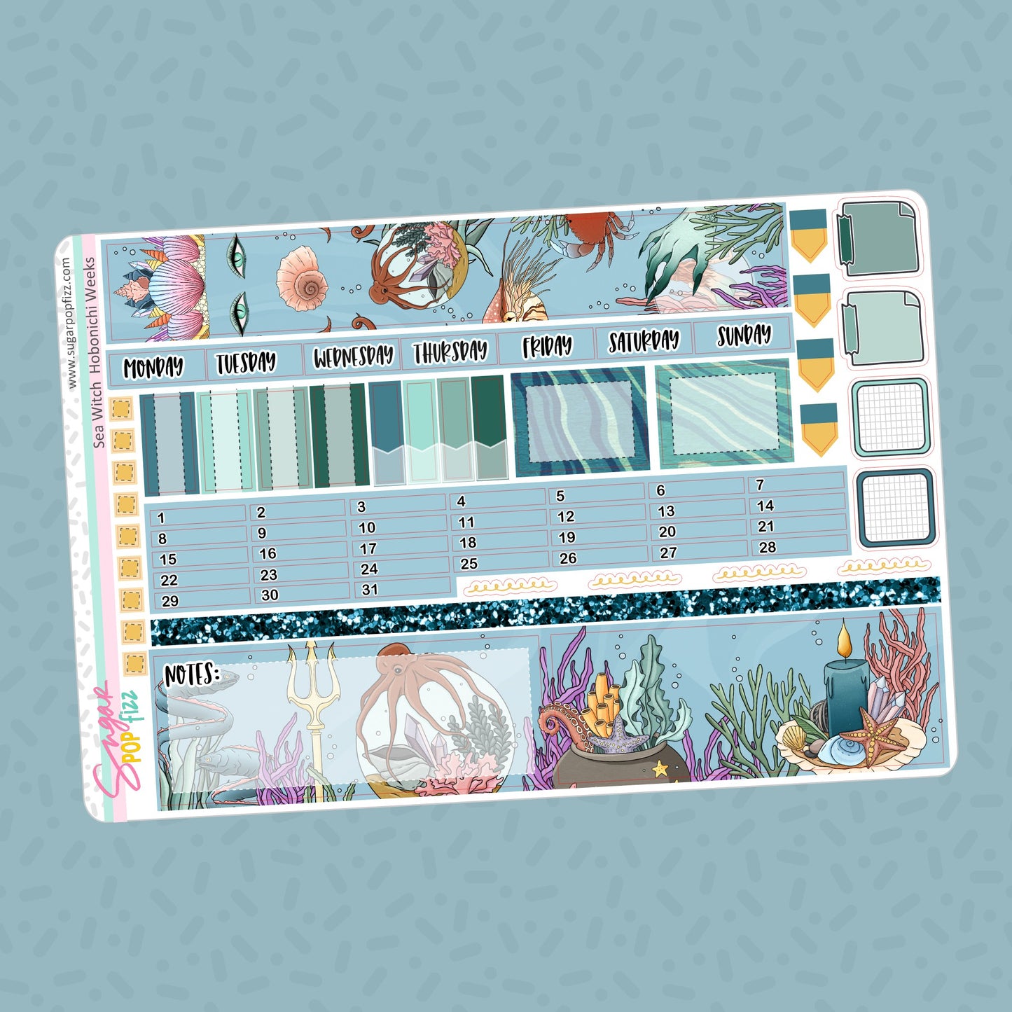 Sea Witch Hobonichi Weeks Monthly - updated 2023