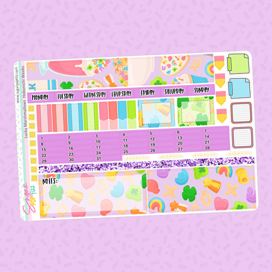 Lucky Marshmallows Hobonichi Weeks Monthly