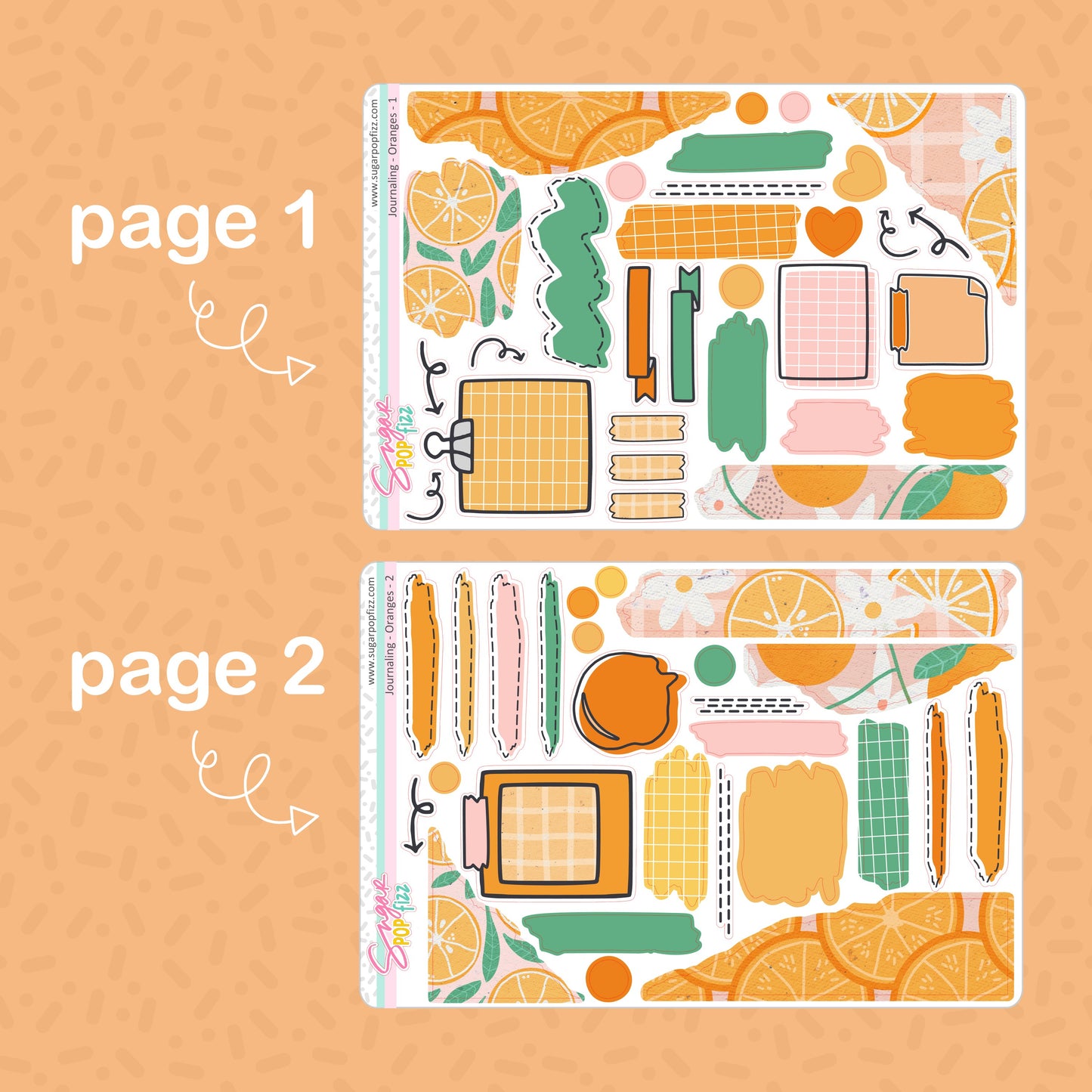 Oranges Journaling Kit - updated 2023