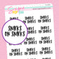 Snack on Snacks Script Stickers - S101