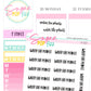 Water The Plants Script Stickers - S122