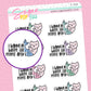 Mer-Kitty Doodle Stickers - S154