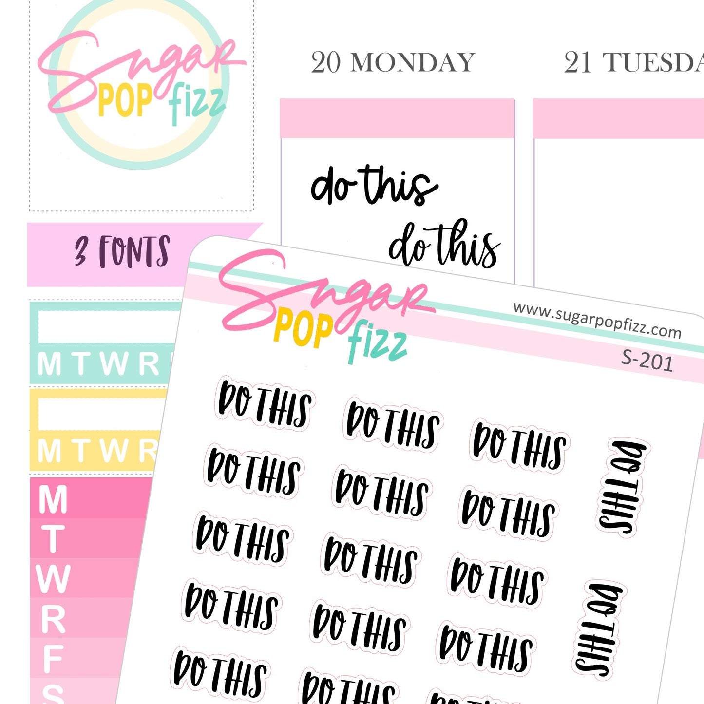 Do This Script Stickers - S201