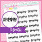 Payday Script Stickers - S243