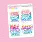 Mermaid Script Stickers - S290