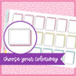 Pastel Shadowed Boxes - 23 color options