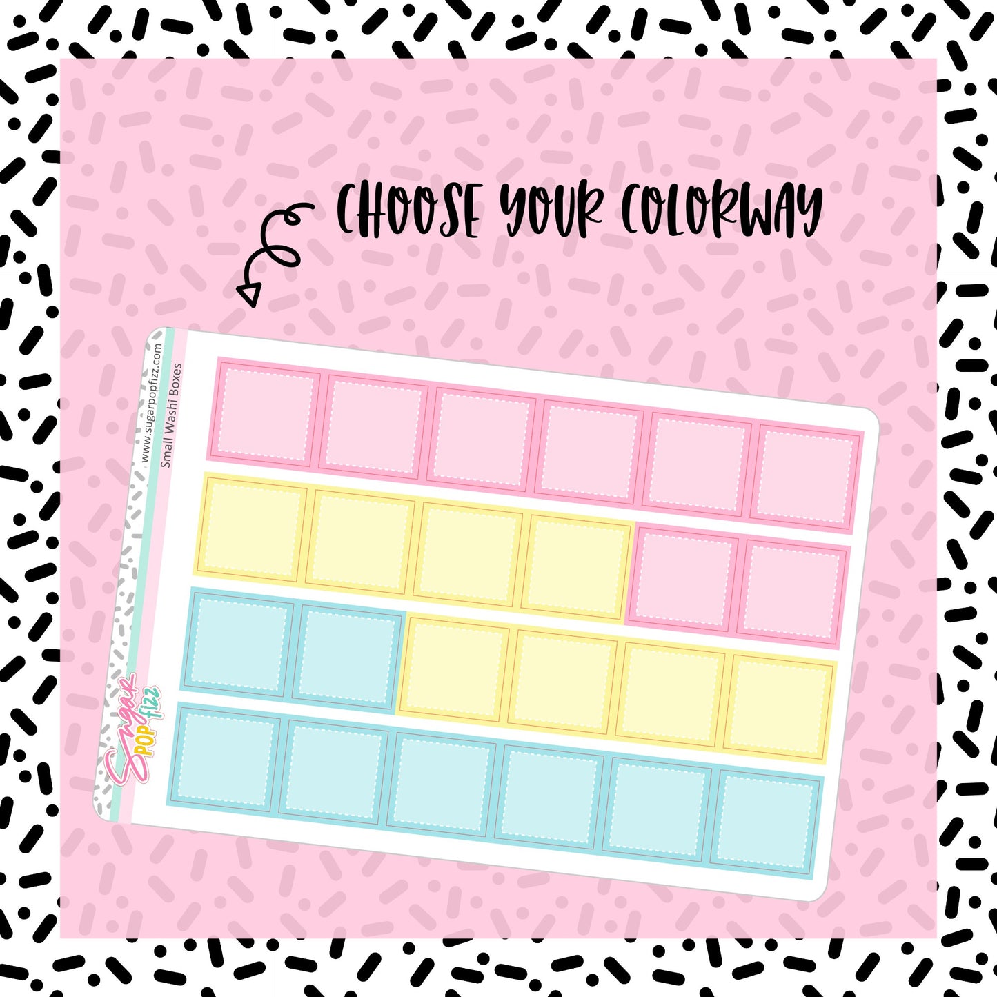 Pastel Square Boxes - 23 color options