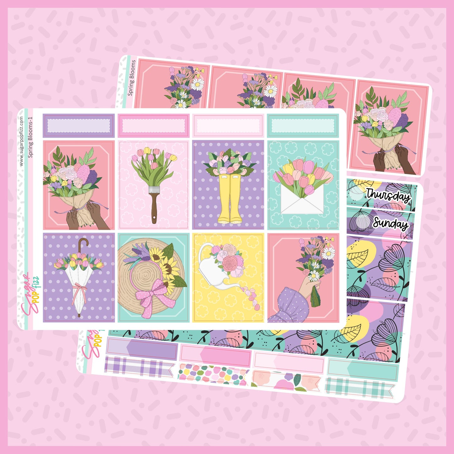 Spring Blooms Standard Vertical Weekly Kit