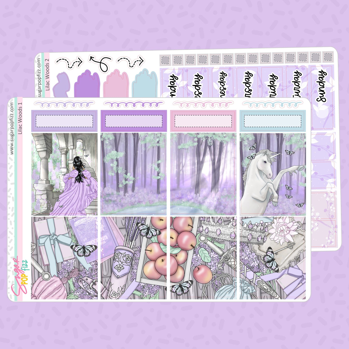 Lilac Woods Standard Vertical Weekly Kit