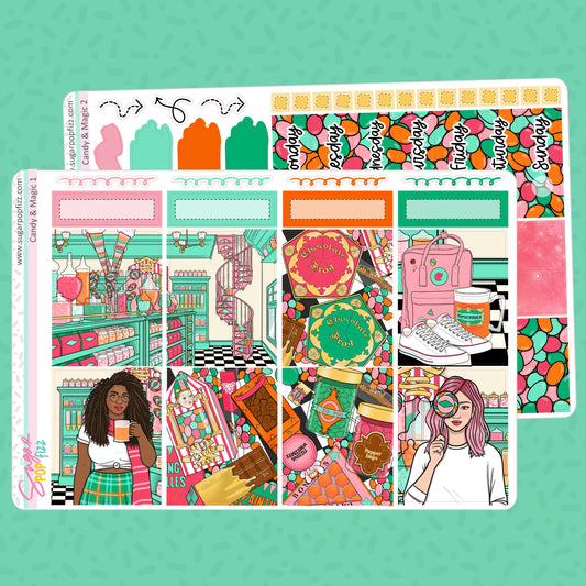 Candy & Magic Standard Vertical Weekly Kit