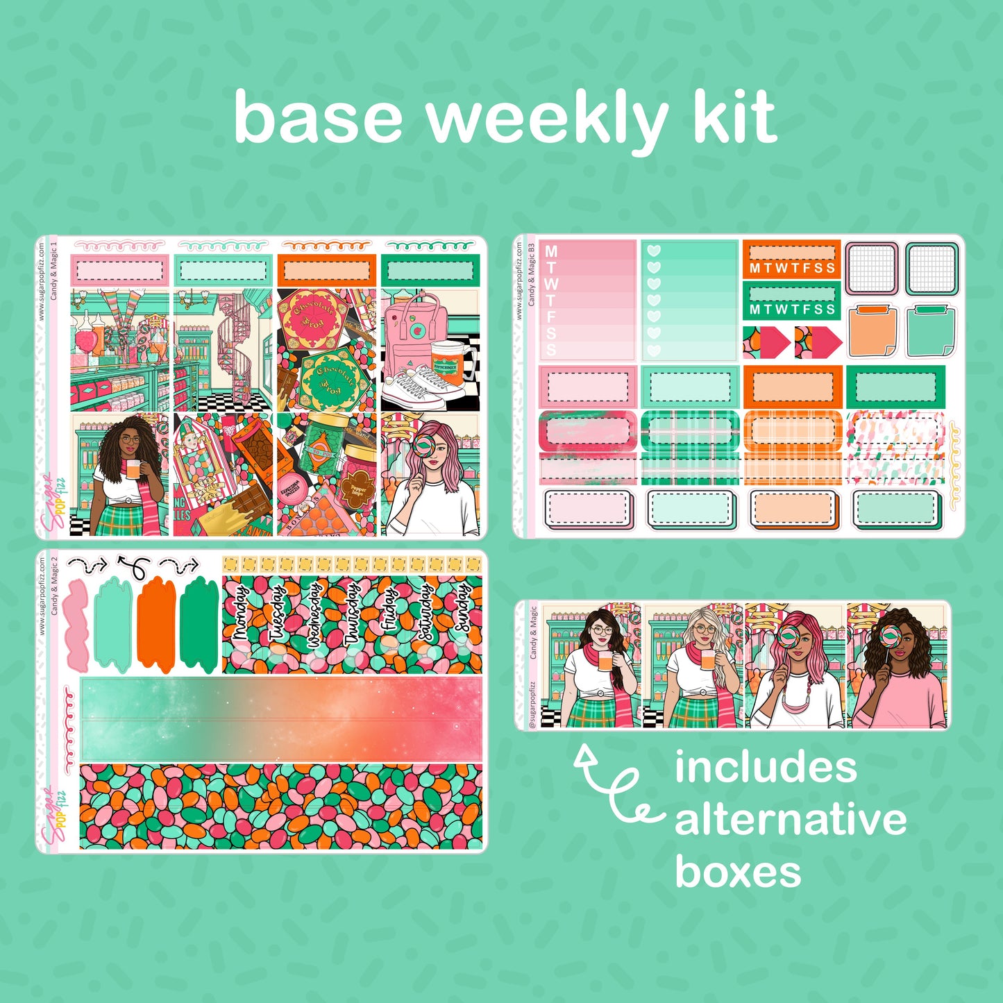 Candy & Magic Standard Vertical Weekly Kit - updated 2023