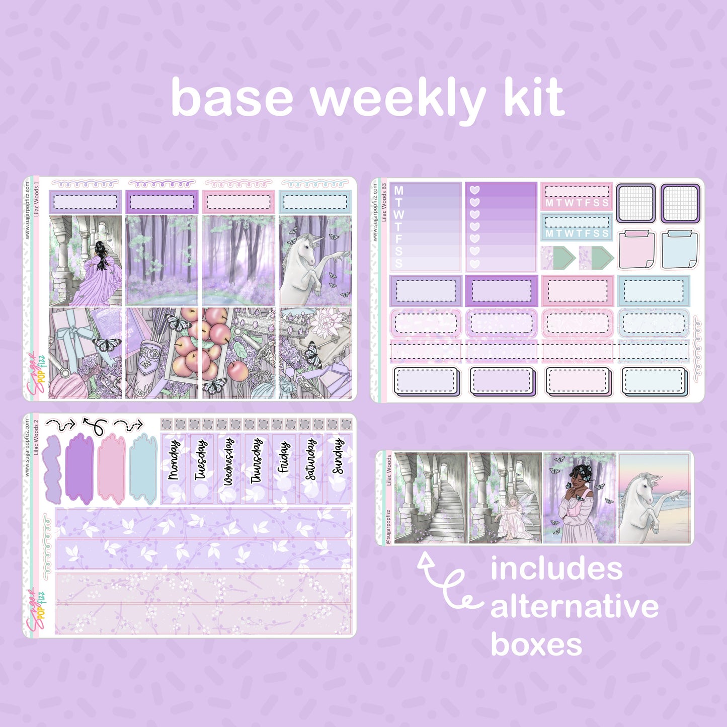 Lilac Woods Standard Vertical Weekly Kit