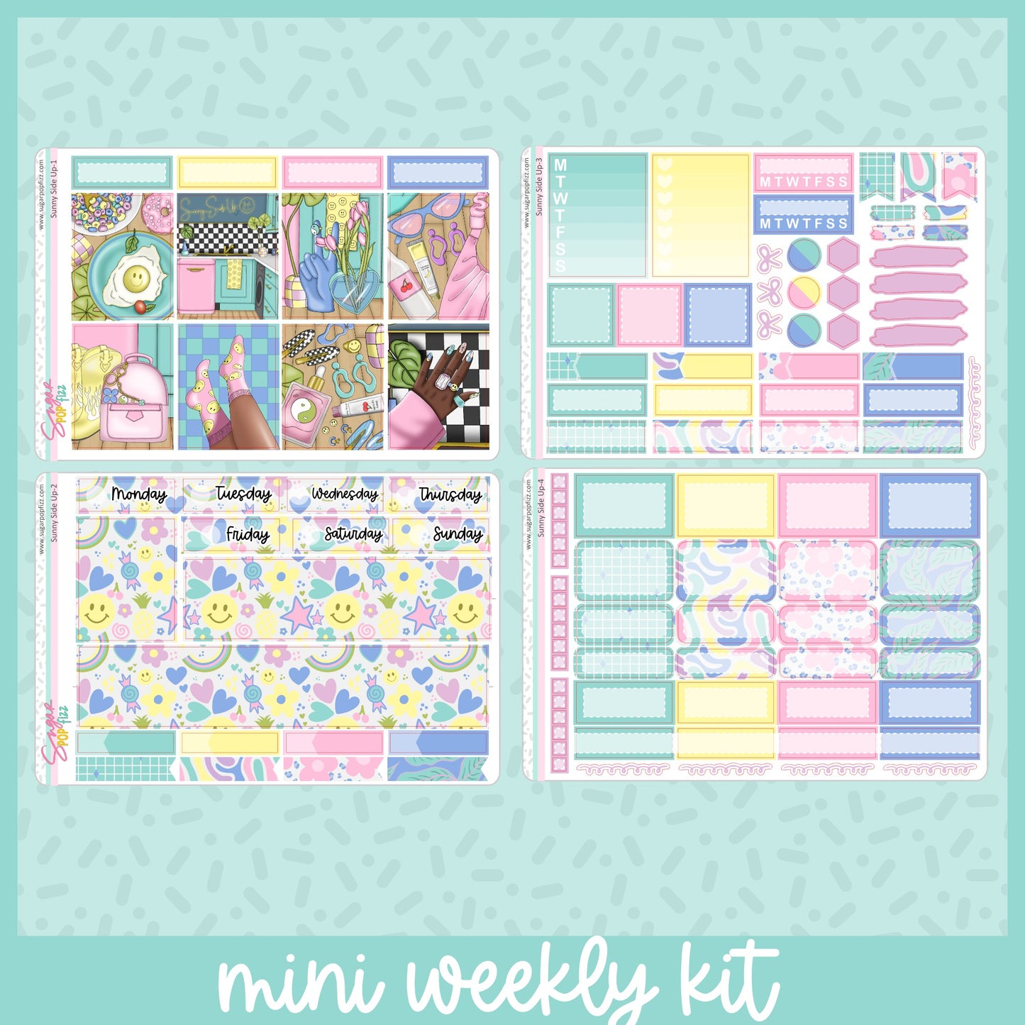 Sunny Side Up Standard Vertical Weekly Kit