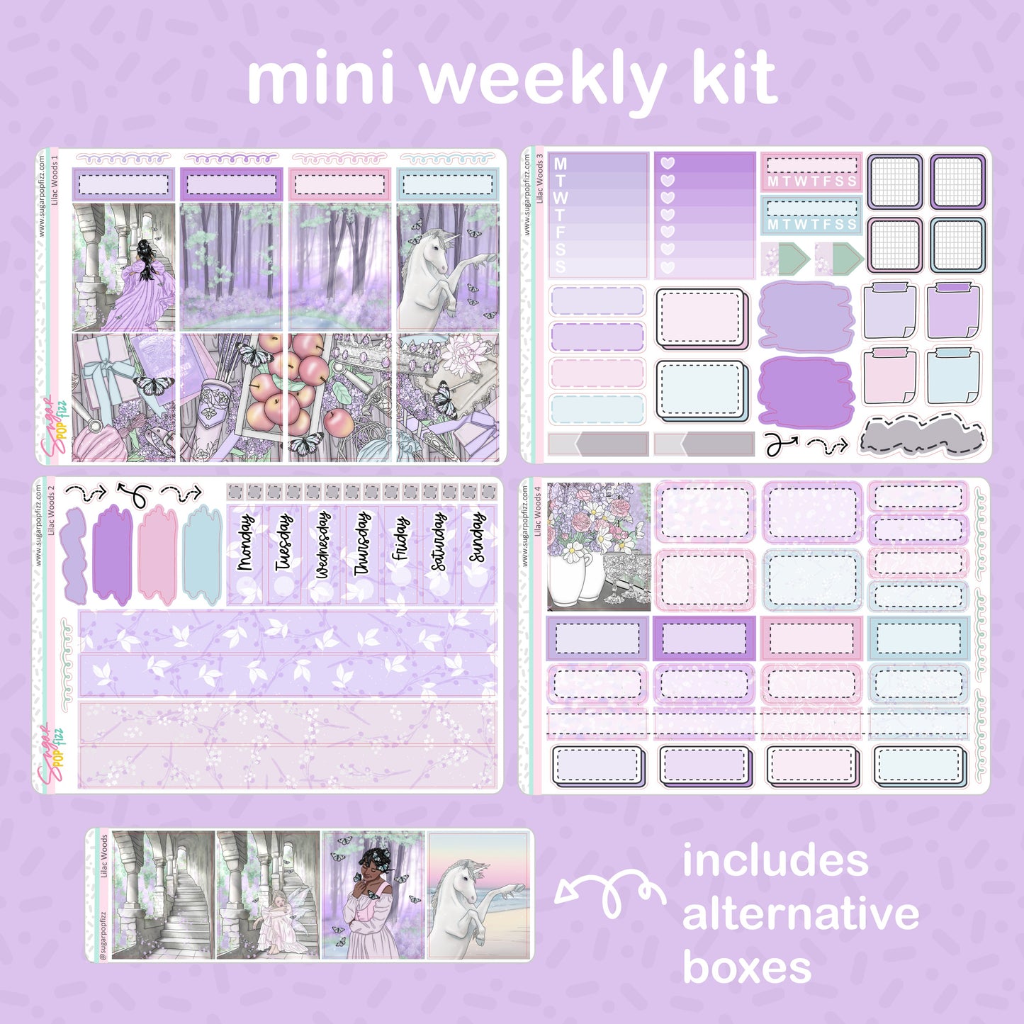 Lilac Woods Standard Vertical Weekly Kit