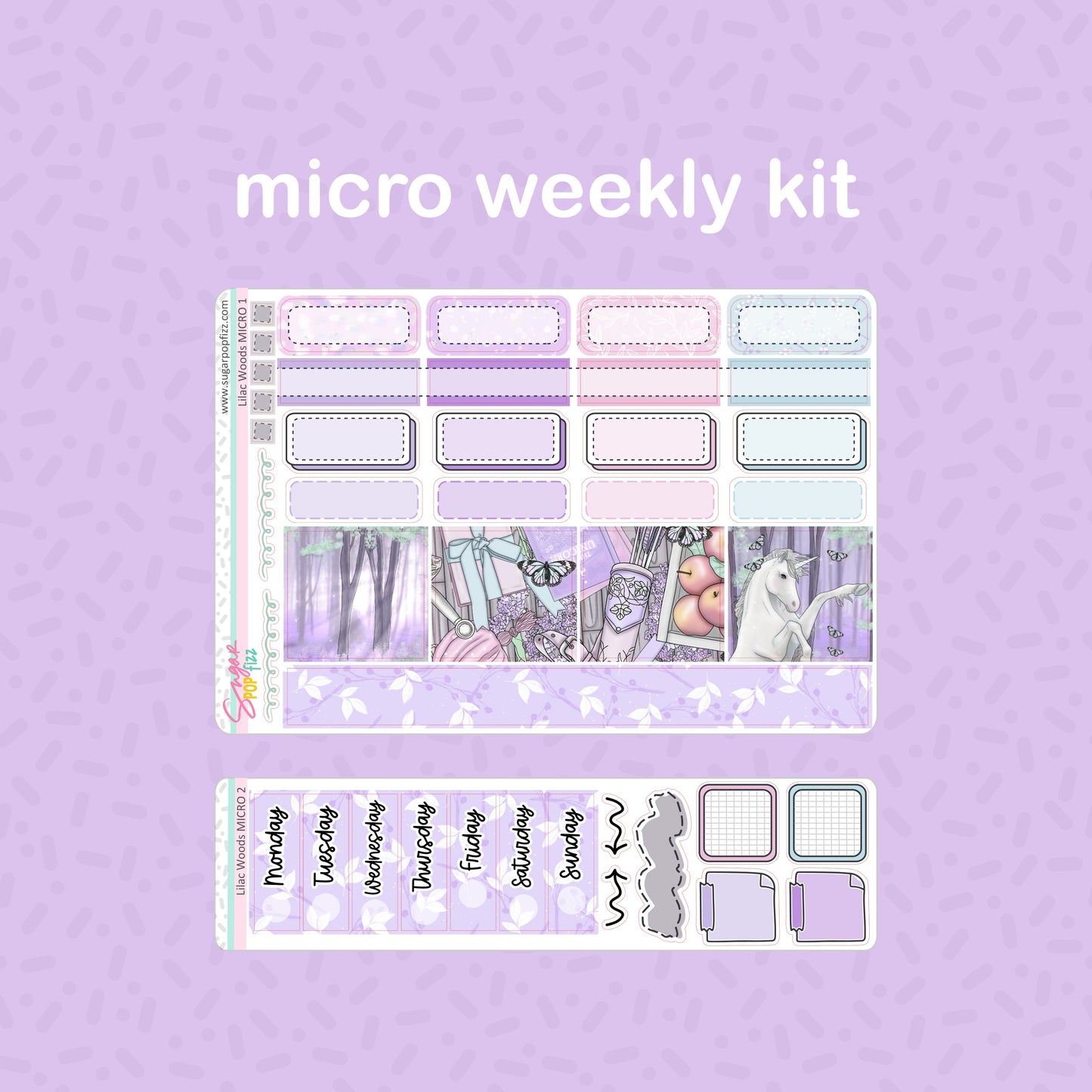 Lilac Woods Standard Vertical Weekly Kit - updated 2023