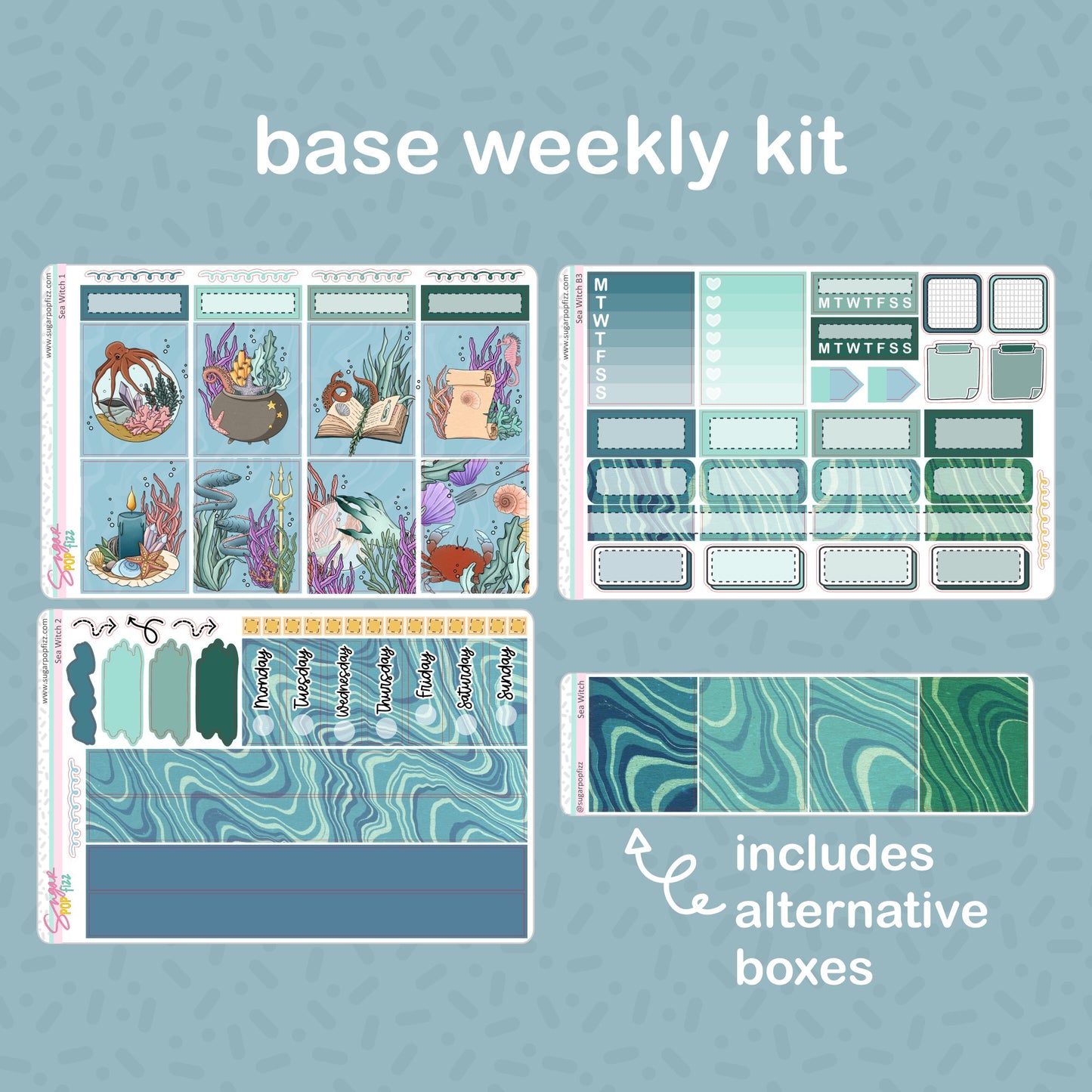 Sea Witch Standard Vertical Weekly Kit - updated 2023