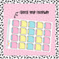 Pastel Sticky Note Boxes - 23 color options