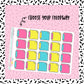 Bright Sticky Note Boxes - 23 color options